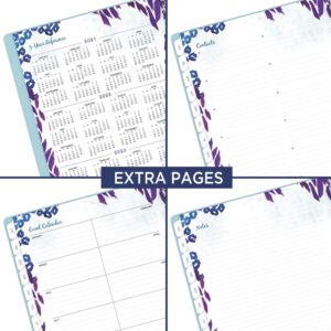 2022 Weekly & Monthly Appointment Book & Planner by AT-A-GLANCE, 8-1/2" x 11", Large, Wild Washes Teal (523-905)