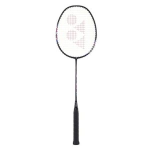 yonex astrox lite 21i graphite strung badminton racket with full racket cover (black) | for intermediate players | 77 grams | maximum string tension - 30lbs