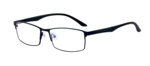 alwaysuv shortsighted glasses tr90 full frame myopia glasses -4.0 men women black please kindly note these are not reading glasses