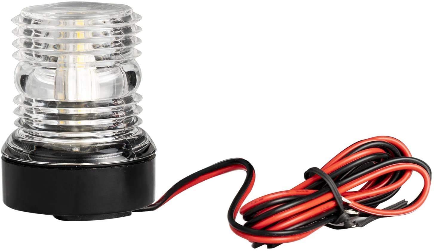 LYCAEA 3 Nautical Mile Boat All Around LED Anchor 360 Degree Navigation Light, 10-24 VDC