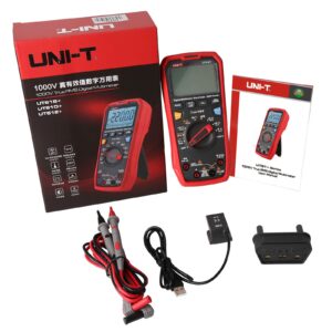 UNI-T Digital Multimeter UT61E Plus UT61E+ 22000 Counts True RMS 1000V AC DC USB Transmission NCV Voltage AC/DC Current Resistance Capacitance Frequency Duty Cycle Bandwidth hFE Peak Hold