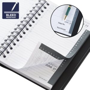 2022 Daily Appointment Book & Planner by AT-A-GLANCE, 6-1/2" x 8-3/4", Medium, The Action Planner, Black (70EP0305)