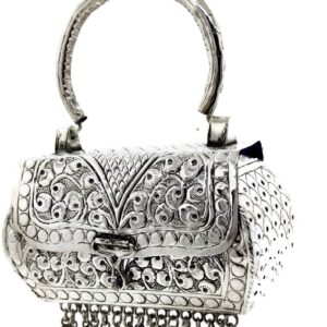 Girls/Women Small Size Handle Clutch Brass metal bag Ethnic clutch