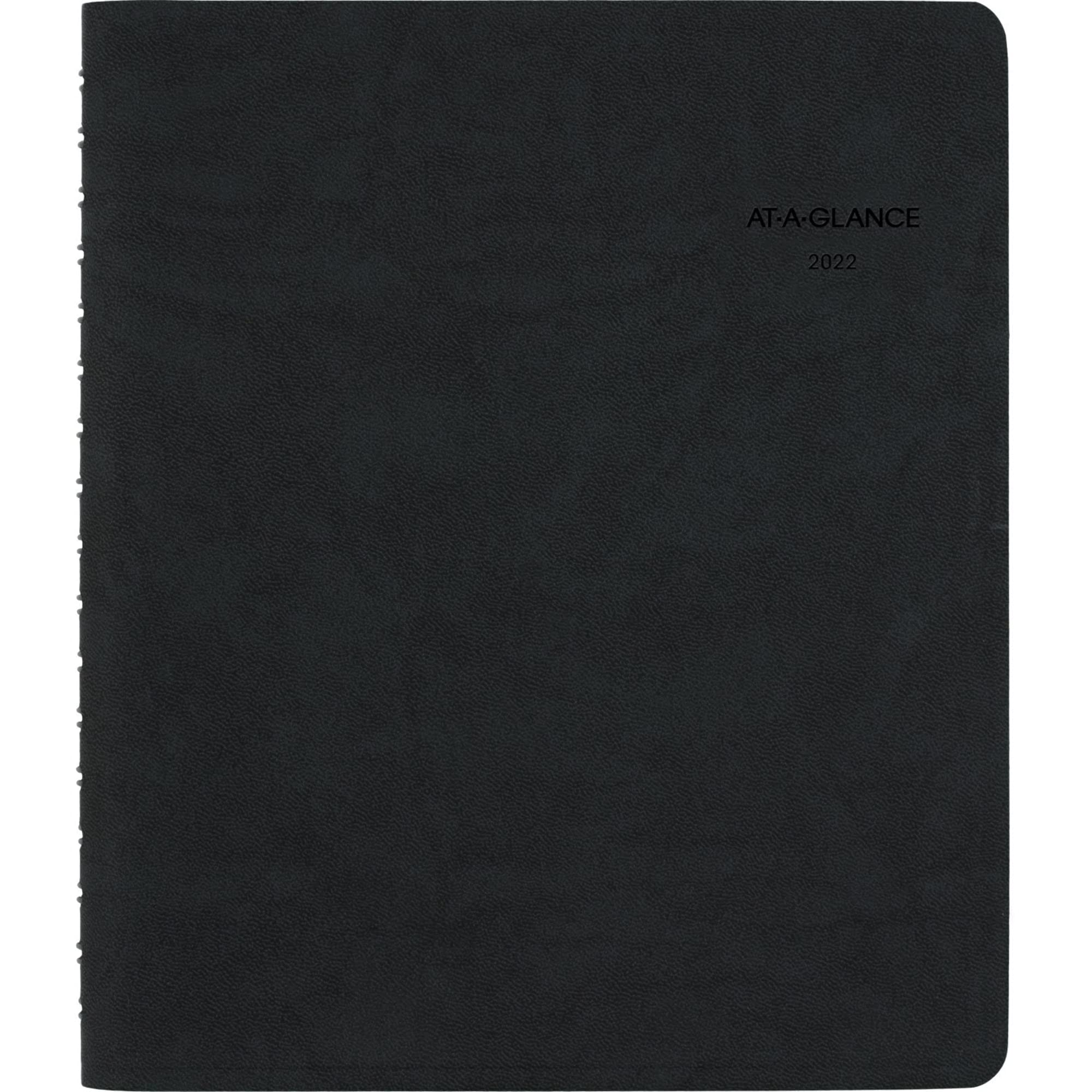 2022 Daily Appointment Book & Planner by AT-A-GLANCE, 6-1/2" x 8-3/4", Medium, The Action Planner, Black (70EP0305)