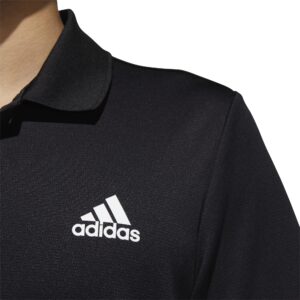 adidas mens Designed 2 Move 3-stripes Polo Shirt, Black/White, Large US