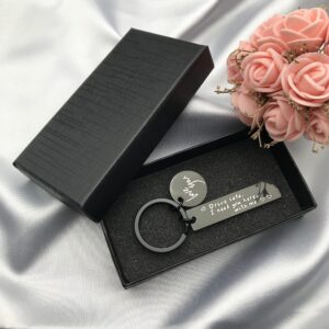 Drive Safe Keychain I Love You I Need You Here With Me Keychain Gifts for Boyfriend Husband Dad