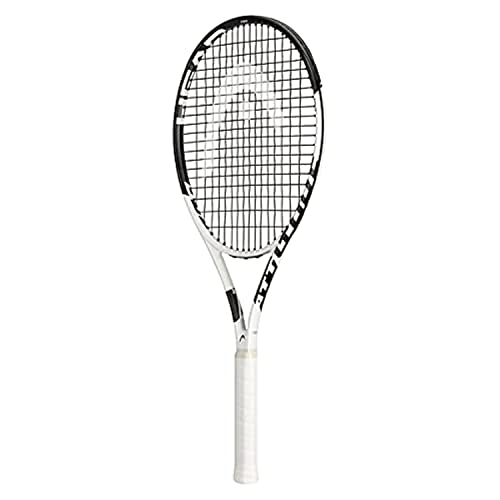 HEAD Metallix Attitude Pro White Tennis Racket - Pre-Strung Adult Tennis Racquet for Control and Maneuverability