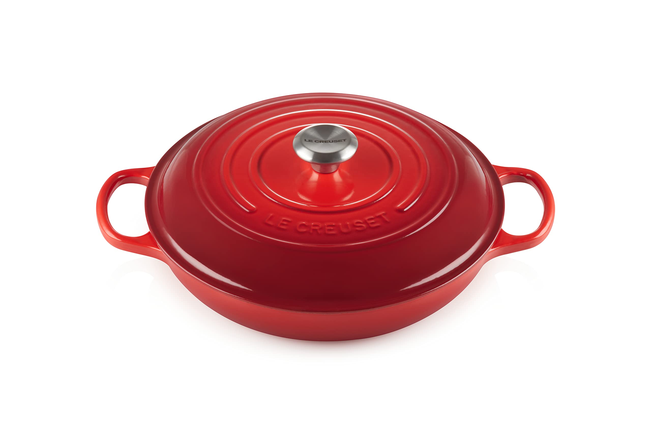 Le Creuset Signature Enameled Cast-Iron Cookware Set, 10-Piece, Cerise