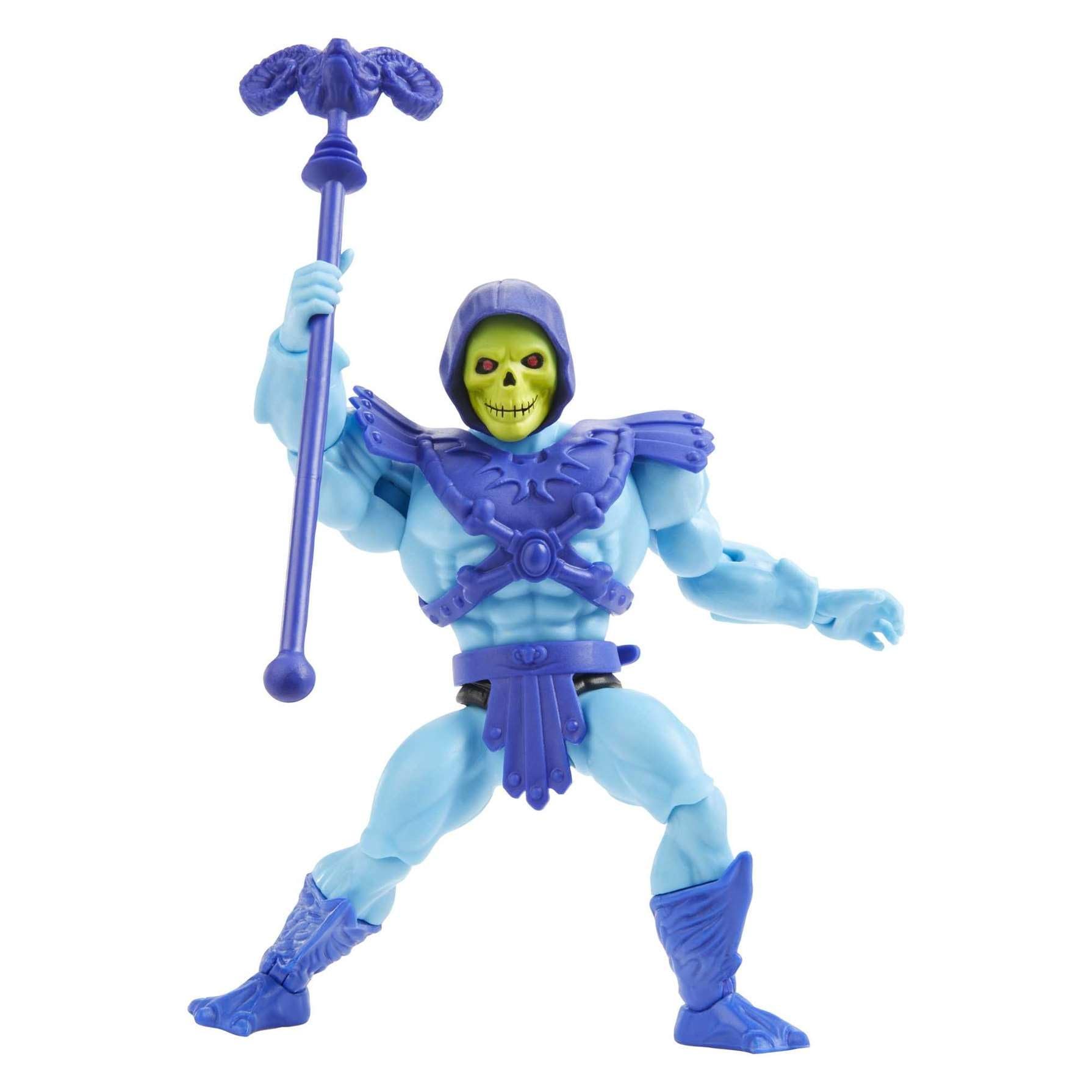 Masters of the Universe Origins Skeletor Action Figure, Battle Character for Storytelling Play and Display, Gift for 6 to 10 Year Olds and Adult Collectors