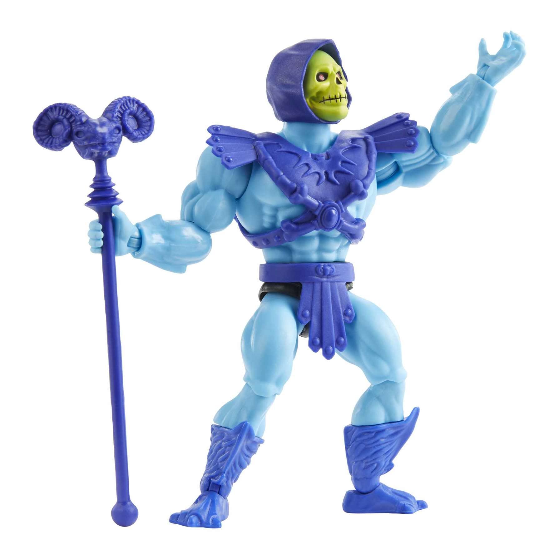 Masters of the Universe Origins Skeletor Action Figure, Battle Character for Storytelling Play and Display, Gift for 6 to 10 Year Olds and Adult Collectors