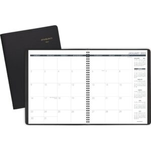 2022 Monthly Planner by AT-A-GLANCE, 9" x 11", Large, 15 Months, Black (7026005)