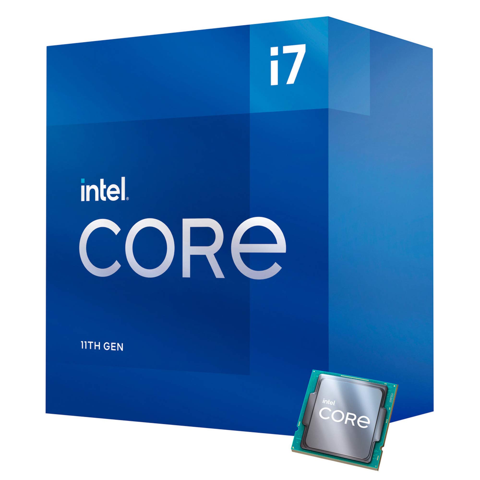 Intel® Core™ i7-11700 Desktop Processor 8 Cores up to 4.9 GHz LGA1200 (Intel® 500 Series & Select 400 Series Chipset) 65W