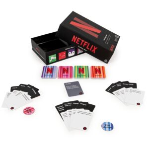 Spin Master Games Netflix, Trending Now Card Game Party Family Board Game with Funny TV Show Cards, for Teen & Adults Ages 14 and Up