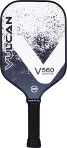 vulcan | v560 pickleball paddle | high performance | usap approved | white