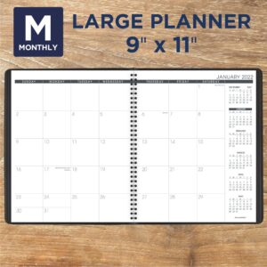 2022 Monthly Planner by AT-A-GLANCE, 9" x 11", Large, 15 Months, Black (7026005)