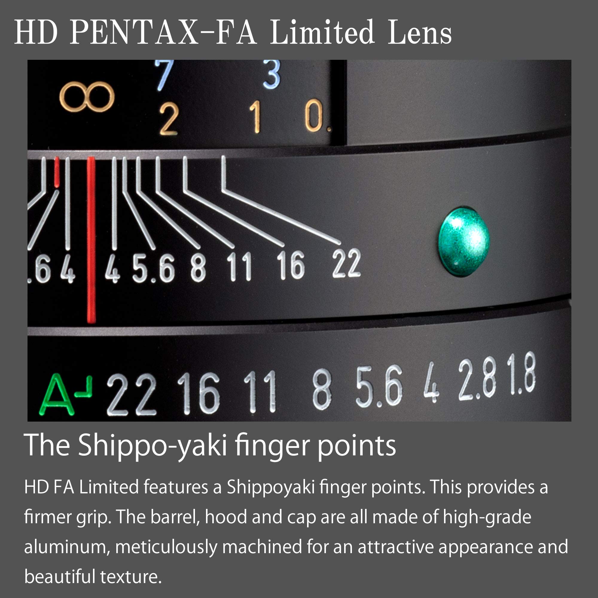 Pentax HD 31mmF1.8 Limited Silver Limited Lens Wide-Angle Prime Lens [F1.8 Large Aperture Lens] [High-Performance HD Coating] [SP Coating] [Round-Shaped Diaphragm] [Machined Aluminum Body ] (20220)