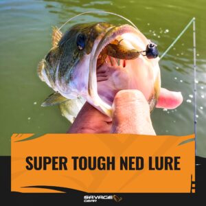 Savage Gear NED Minnow Fishing Bait, Electric Shad, Realistic Contours, Colors & Movement, 12X Tough Duratech Construction, Salt & Scent Infused