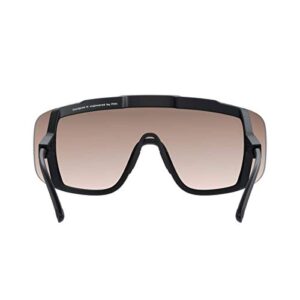 POC Devour Sunglasses Uranium Black/Brown Silver Mirror, One Size