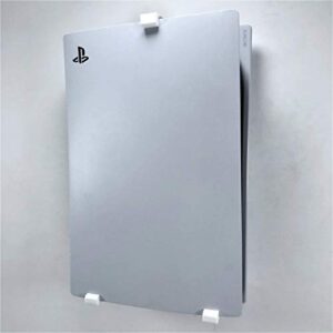 3d cabin ps5 wall mount wall bracket holder stand for play station 5 disc triple support any orientation white left