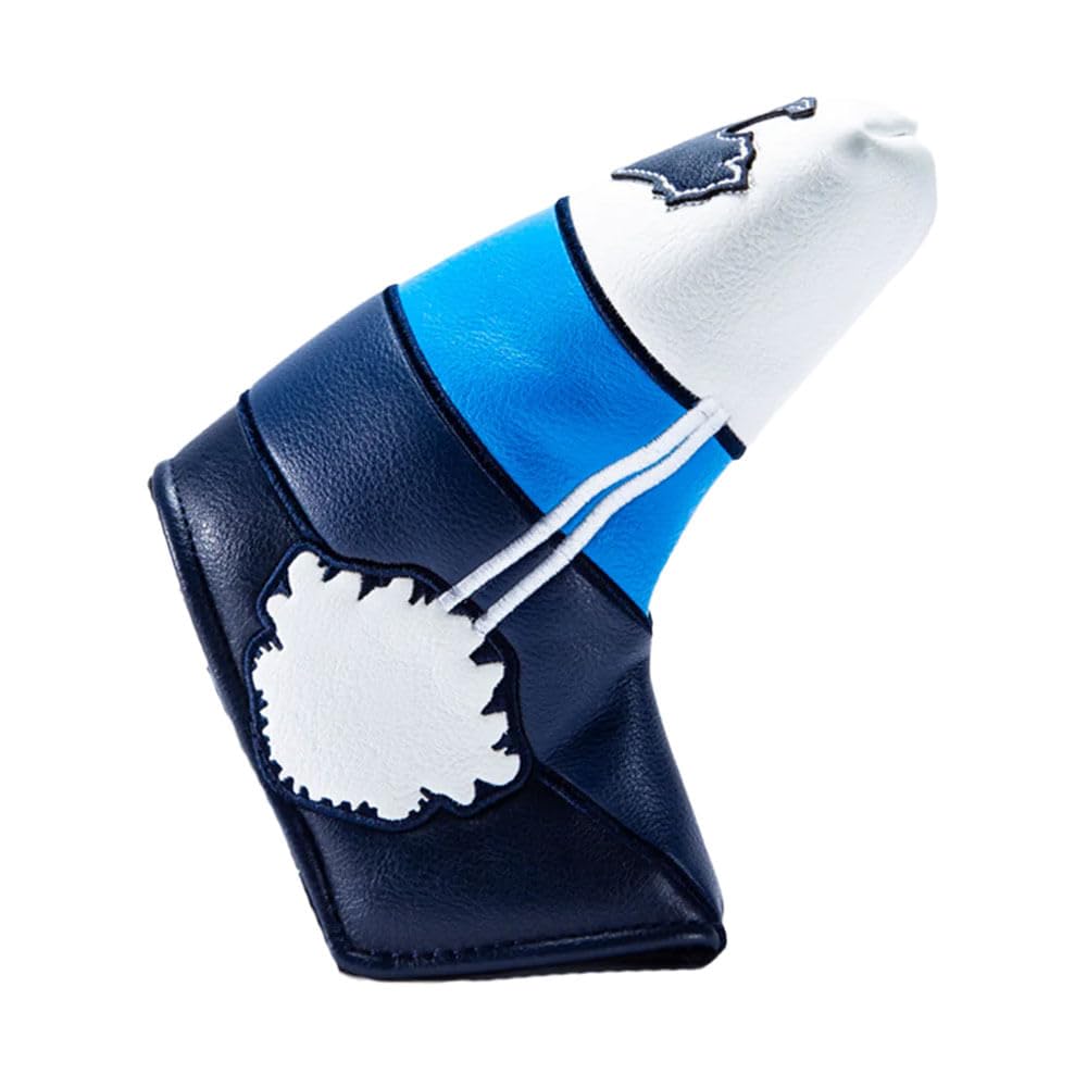 CMC Design Custom Cali Bear Embroidered Golf Blade Head Cover - Glove Soft Lining - Design Elements Include Applique and Embossing - Great Fit for Any Club as Golf Head Covers, Blade Putter Cover