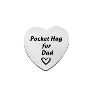 lywjyb birdgot mom gift pocket hug for mom gifts mom gifts from son daughter pocket hug token gift (pocket hug for dad)