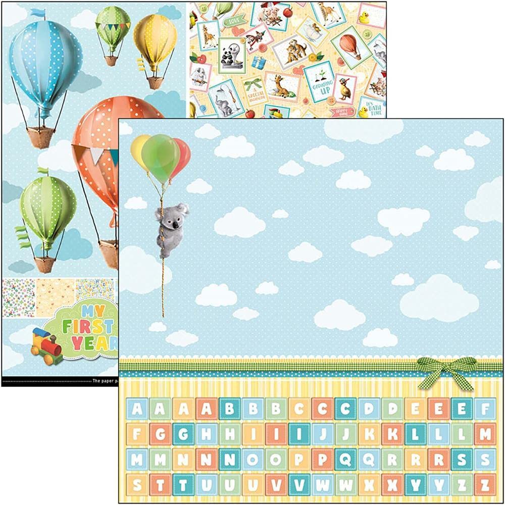 CIAO BELLA Ciao Bella - My First Year - 12 x 12 Patterns Paper Collection, 12-x-12-Inch