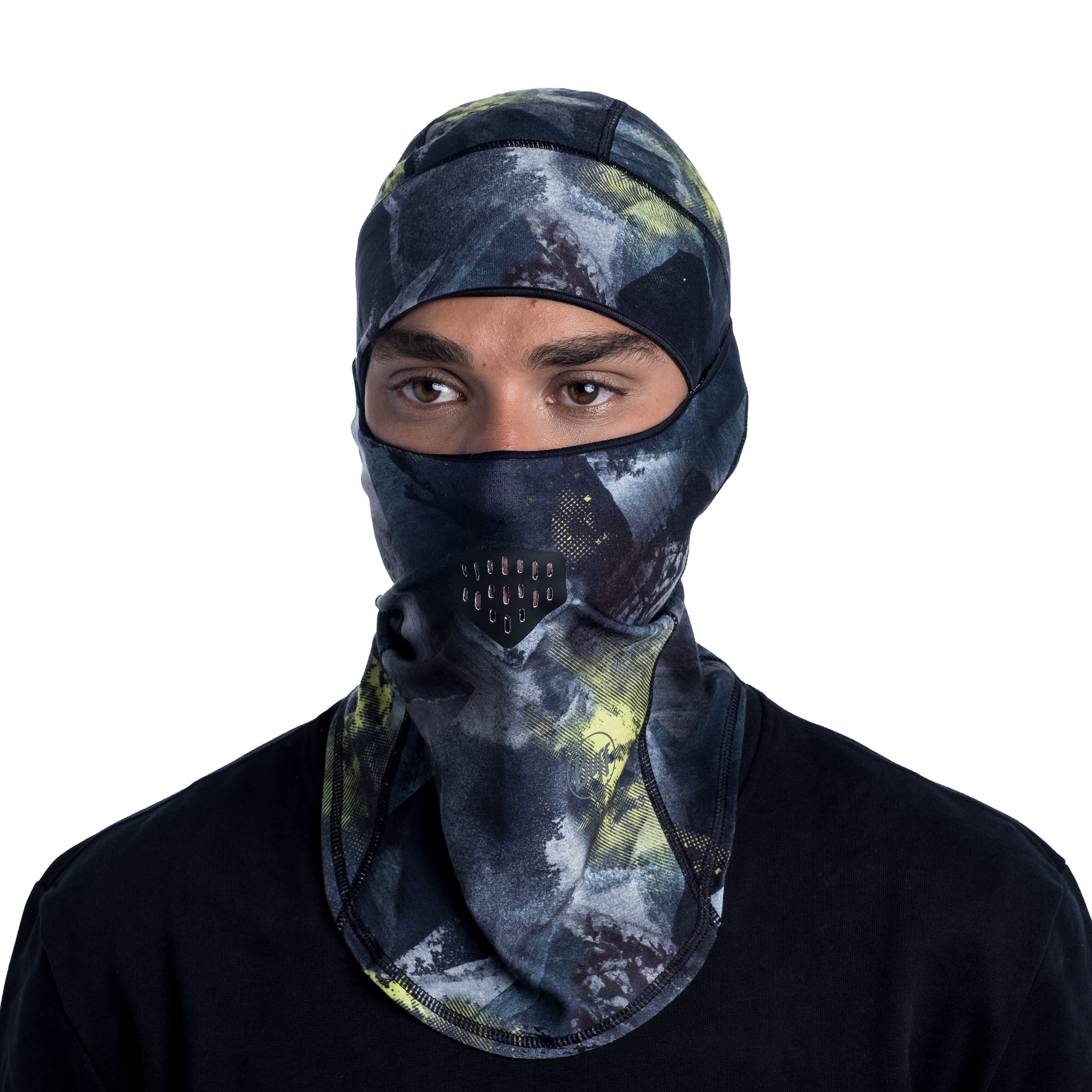 BUFF Standard ThermoNet Hinged Balaclava, Ambit Grey, One Size