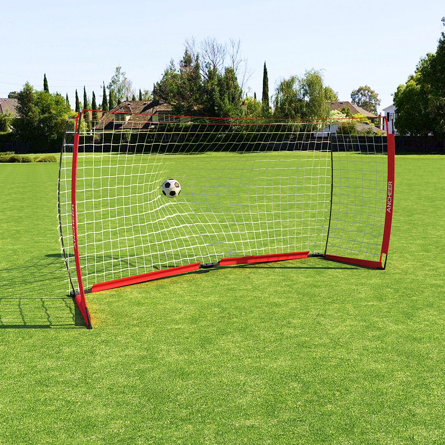 Portable Soccer Goal Net for Teens/Adults - Quick Set-Up Soccer Net for Backyard（12 x 6 ft）