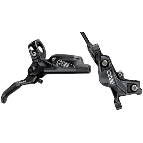 SRAM G2 RS Disc Brake and Lever - Front, Hydraulic, Post Mount, Diffusion Black Anodized, A2