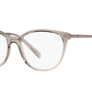 A|X ARMANI EXCHANGE Women's Ax3078 Cat Eye Prescription Eyewear Frames, Tundra/Demo Lens, 53 mm