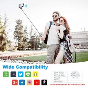 ySky Upgraded （Plug-Play） Wireless Lapel Lavalier Microphone for iPhone iPad Recording,YouTube Facebook Live Stream,Vlog, Auto-Sync Wireless Mic with 2 Clips (No Need App/Bluetooth)