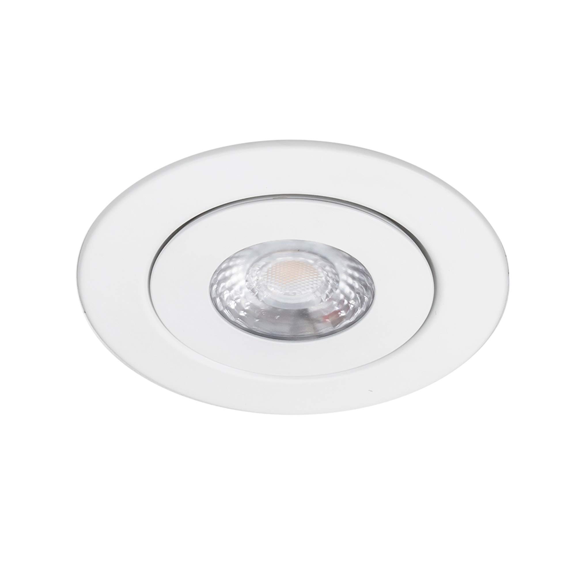 WAC Lighting, Lotos 6in LED Round Adjustable 5-CCT Selectable 2700K-3000K-3500K-4000K-5000K Recessed Kit in White (Pack of 6)