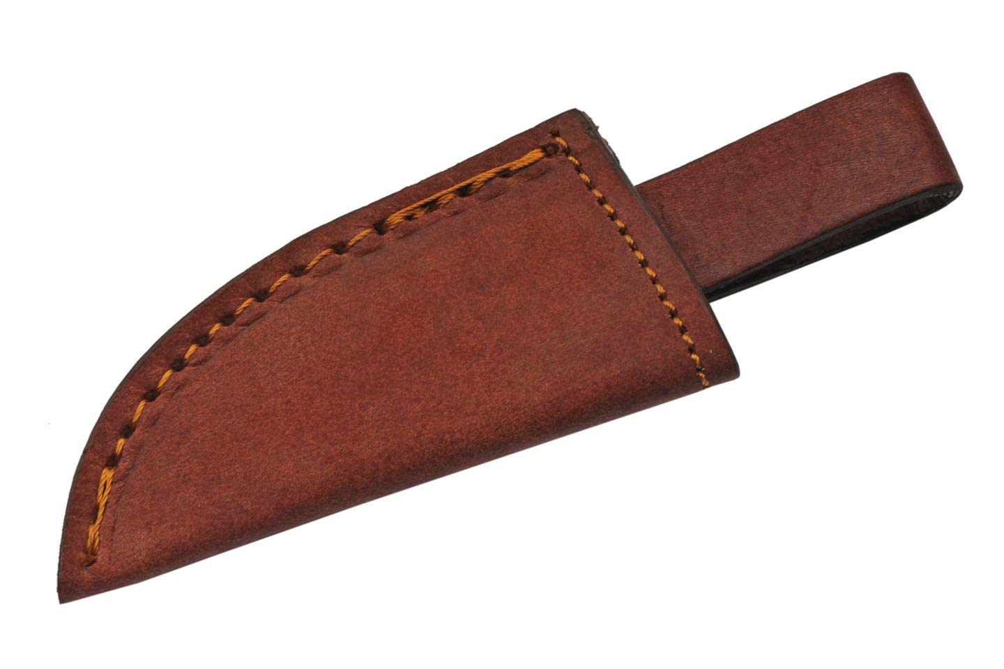 Szco Supplies 6" Hand Forged Blacksmith Style Skinning Knife with Leather Sheath 203423 Brown