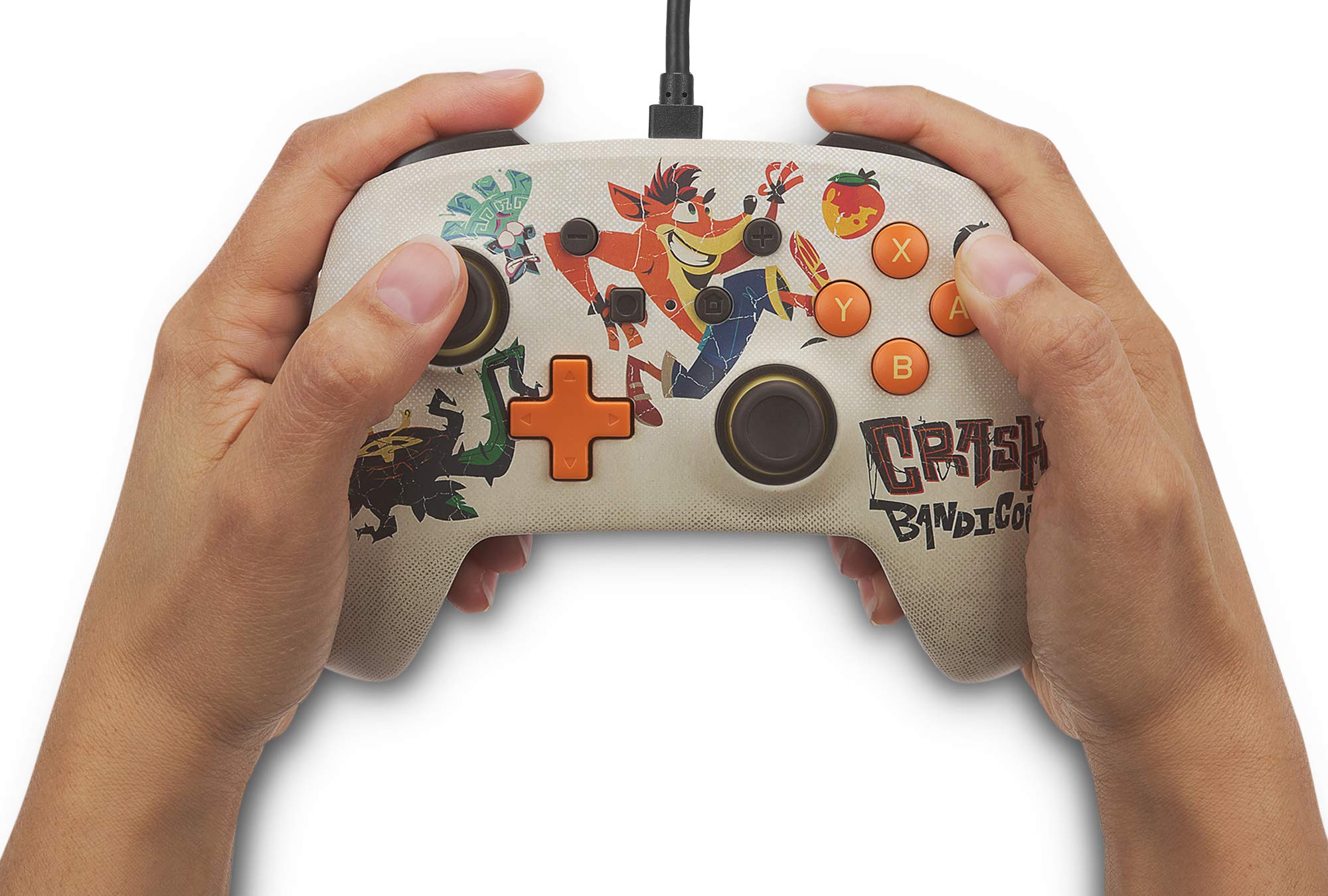 PowerA Enhanced Wired Controller for Nintendo Switch - Quantum Crash