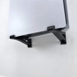 3D Cabin PS5 Wall Mount Wall Bracket Holder Stand for Play Station 5 Disc Corner Support Any Orientation Grey Left