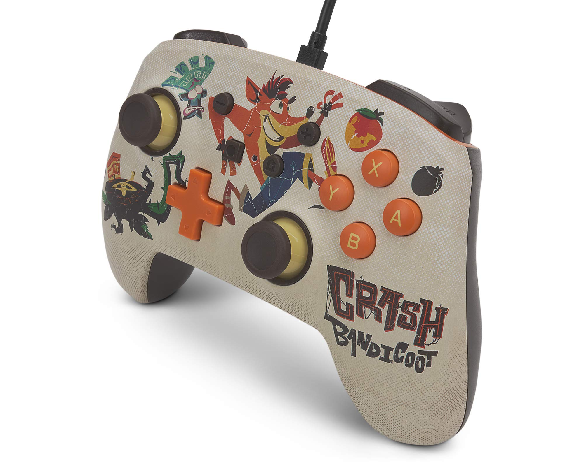 PowerA Enhanced Wired Controller for Nintendo Switch - Quantum Crash