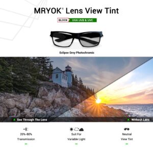 Mryok UV400 Replacement Lenses for Bose Tenor - Eclipse Grey Photochromic