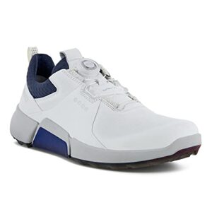 ECCO Men's Biom Hybrid 4 BOA Gore-TEX Waterproof Golf Shoe, White, 13-13.5