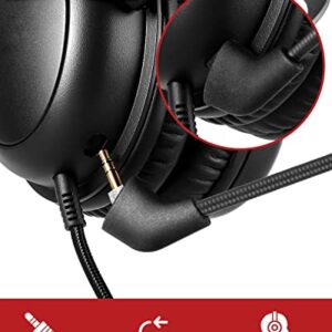 Cloud 2 II Mic Replacement - 2 PCS 3.5mm Detachable Game Microphone for Kingston HyperX CloudX I&II Core Cloud PS4 Xbox One Nintendo Switch Computer PC Gaming Headsets