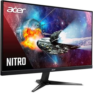 Acer Nitro QG241Y Pbmiipx 23.8" Full HD (1920 x 1080) VA Gaming Monitor with AMD FreeSync Premium Technology, Up to 165Hz, 1ms (VRB), HDR10, (1 Display Port 1.2, 1 x HDMI 2.0 & 1.4)