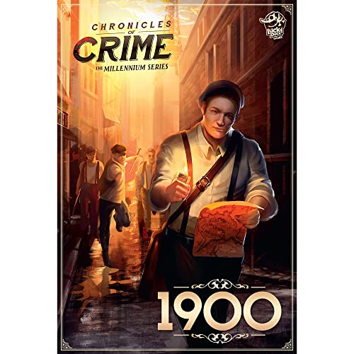 Chronicles of Crime Millennium 1900 Board Game - Immersive Detective Mystery Adventure, Cooperative Game for Kids and Adults, Ages 12+, 1-4 Players, 60-90 Minute Playtime, Made by Lucky Duck Games