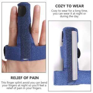 2pcs Support Strap Broken Finger Brace Broken Finger Splint Broken Finger Support Finger Splint Brace Finger Splint Support Finger Support Stabilizer Finger Splint Stabilizer