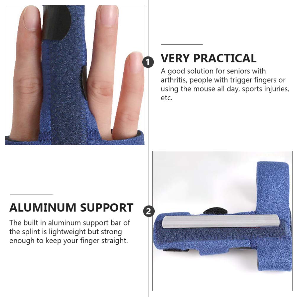 2pcs Support Strap Broken Finger Brace Broken Finger Splint Broken Finger Support Finger Splint Brace Finger Splint Support Finger Support Stabilizer Finger Splint Stabilizer