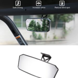 A & UTV PRO Trail Rear View Mirror, Panoramic Convex Center RearView Mirrors for 2017-2024 Can am Maverick Trail Sport, Traxter, 2021-2024 Can-Am Commander Accessories, Replace OEM # 715003638