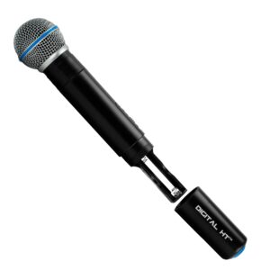 Nady DW-44 Quad Digital Wireless Handheld Microphone System Ultra-Low Latency with QPSK Modulation - Four XLR and Mixed 1/4" outputs - Fixed Frequency