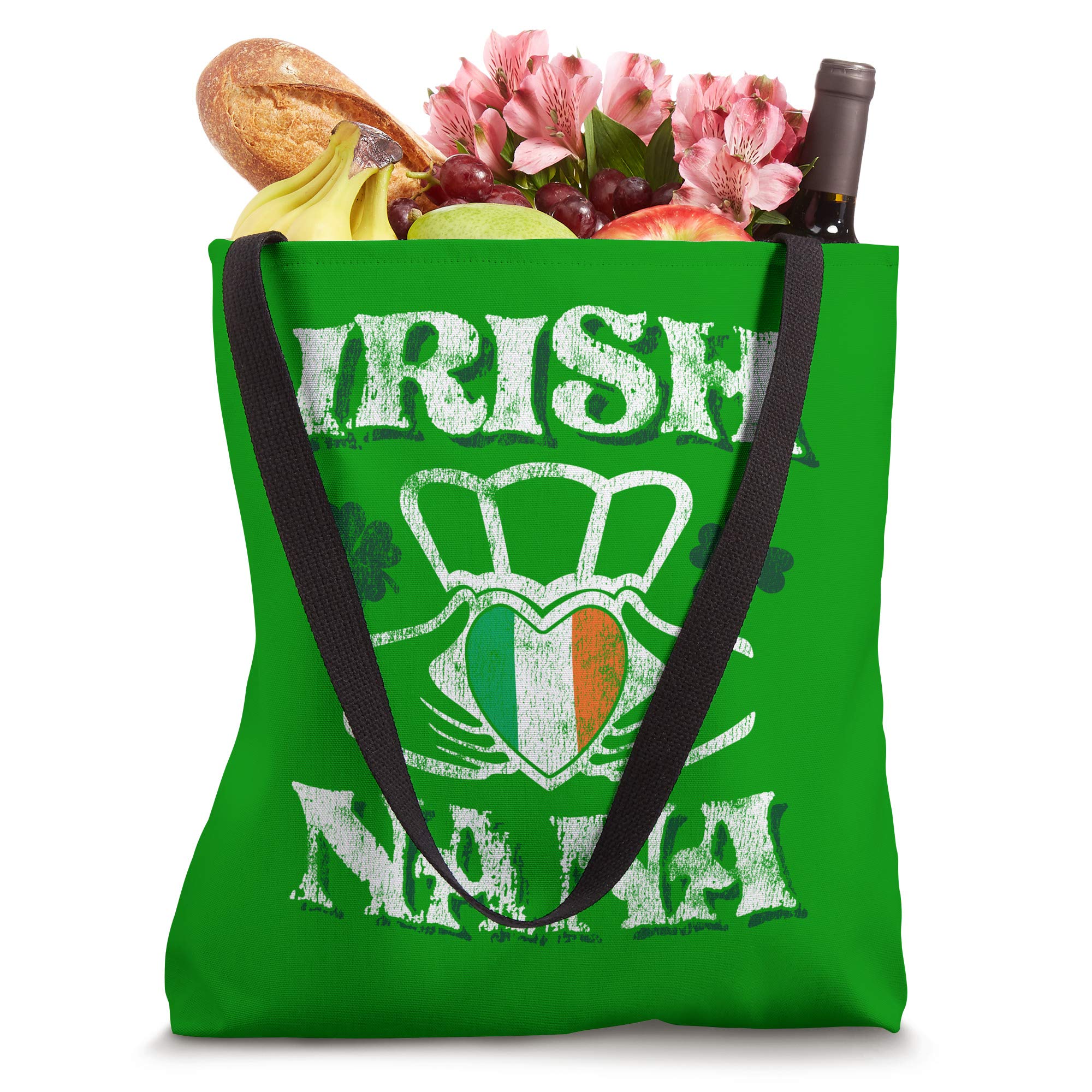 Irish Nana Claddagh Ring St. Patricks Day Tote Bag