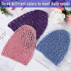 Giugu Mesh Rayon Head Bands - Hair Accessories for Women and Girls, Thick Short Long Hair Covers for Sleeping, Crochet Ornaments (Multicolor)