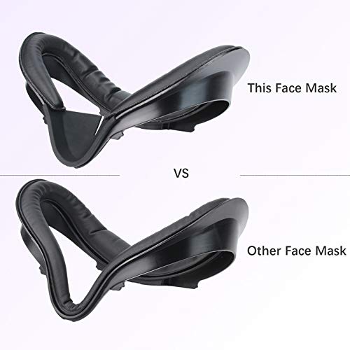 Oculus Quest2VR Glasses Accessories Widened Edition Replacement Mask (Black)