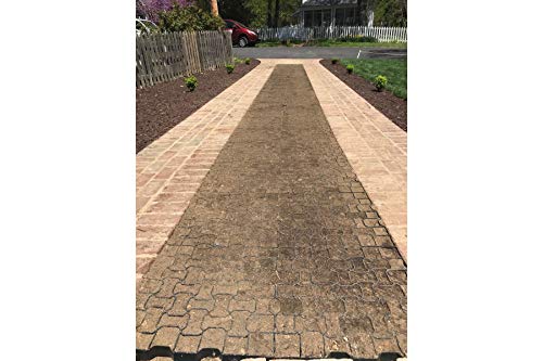 Permeable Pavers Grass Grid for Driveway, Patio RV Pad, Stables, Gravel, Fire Lanes, Outdoors Road DIY, 4-Pack and Load is up to up to 44t vehicles (1.8" Depth)