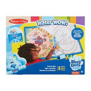 Melissa & Doug Blue's Clues & You! Water Wow! Activity Mat (20 Inches x 30 Inches) with Reusable Water Reveal Surface